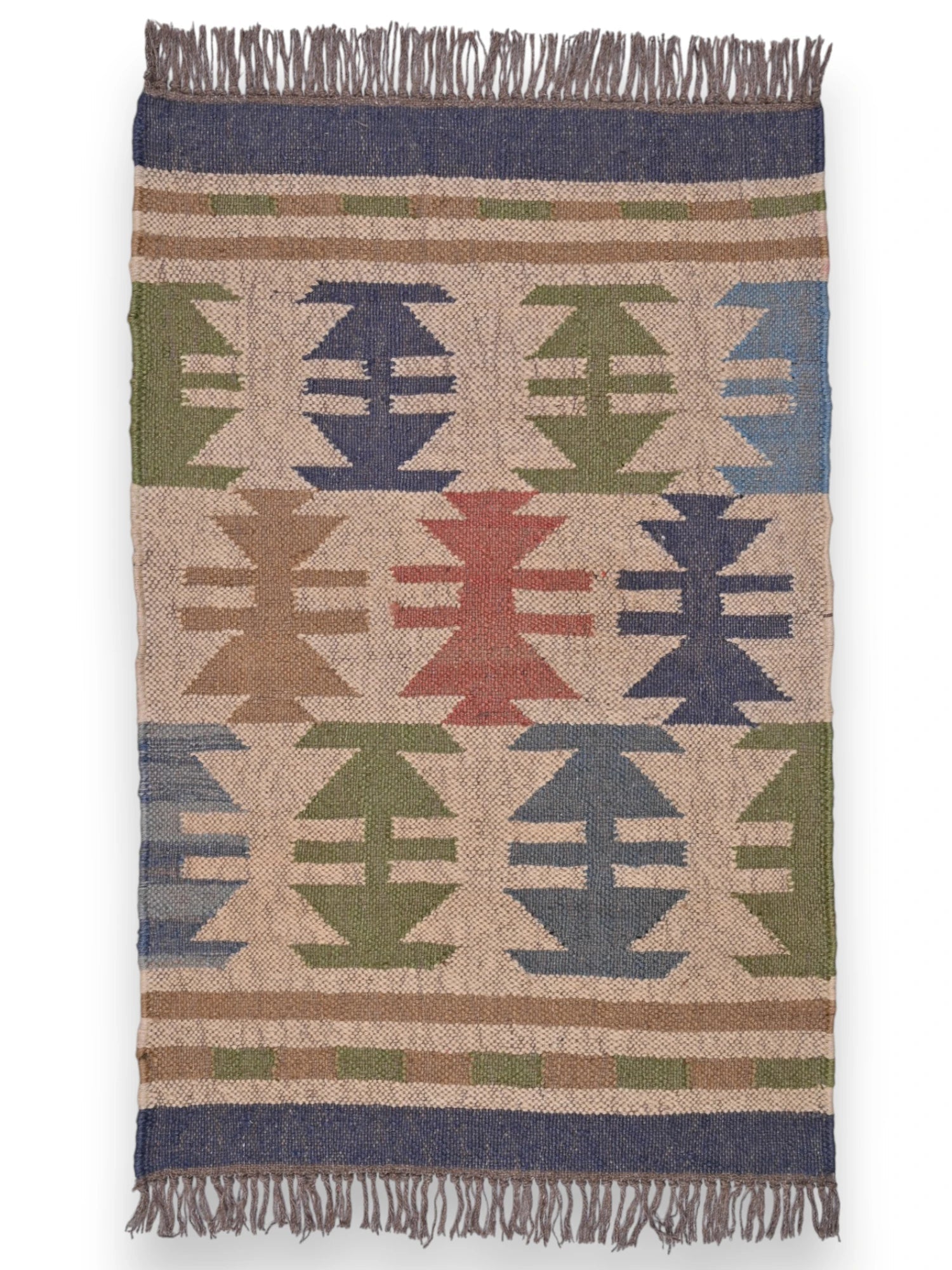 alfombras kilim pasillo 60x90 multicolor hecha a mano en fibras naturales