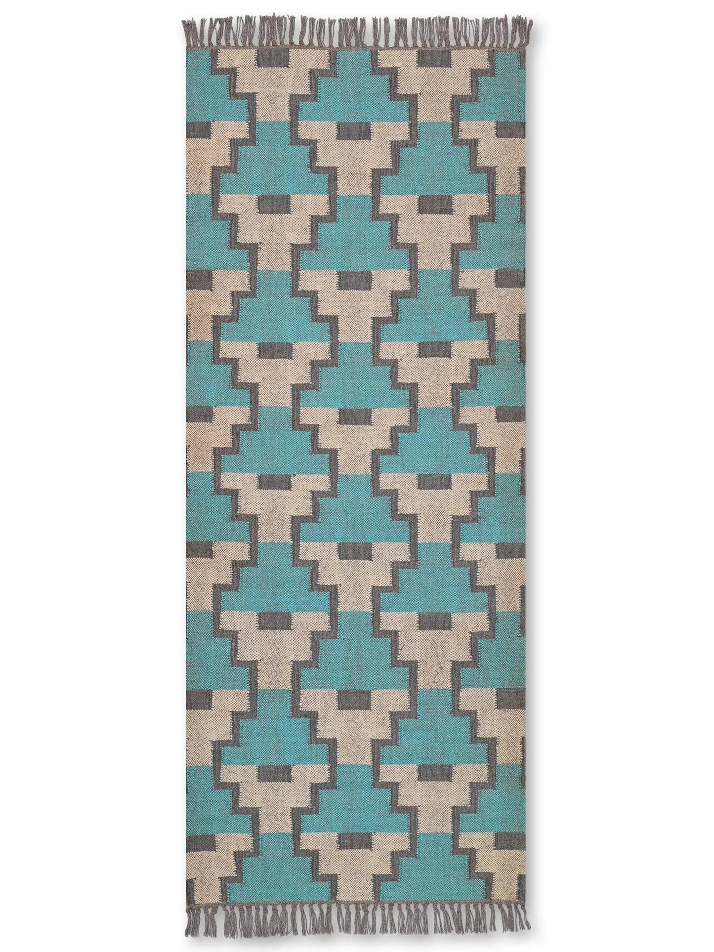 alfombras kililm pasillo 75x180 multicolor necha a mano en fibras naturales