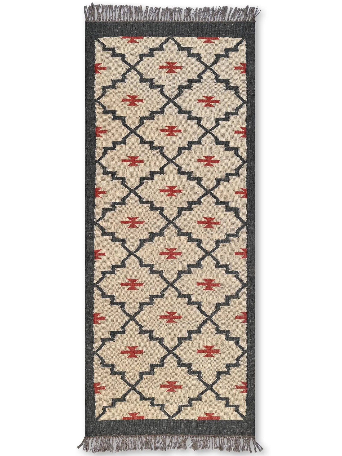 alfombras kililm pasillo 75x180 multicolor necha a mano en fibras naturales
