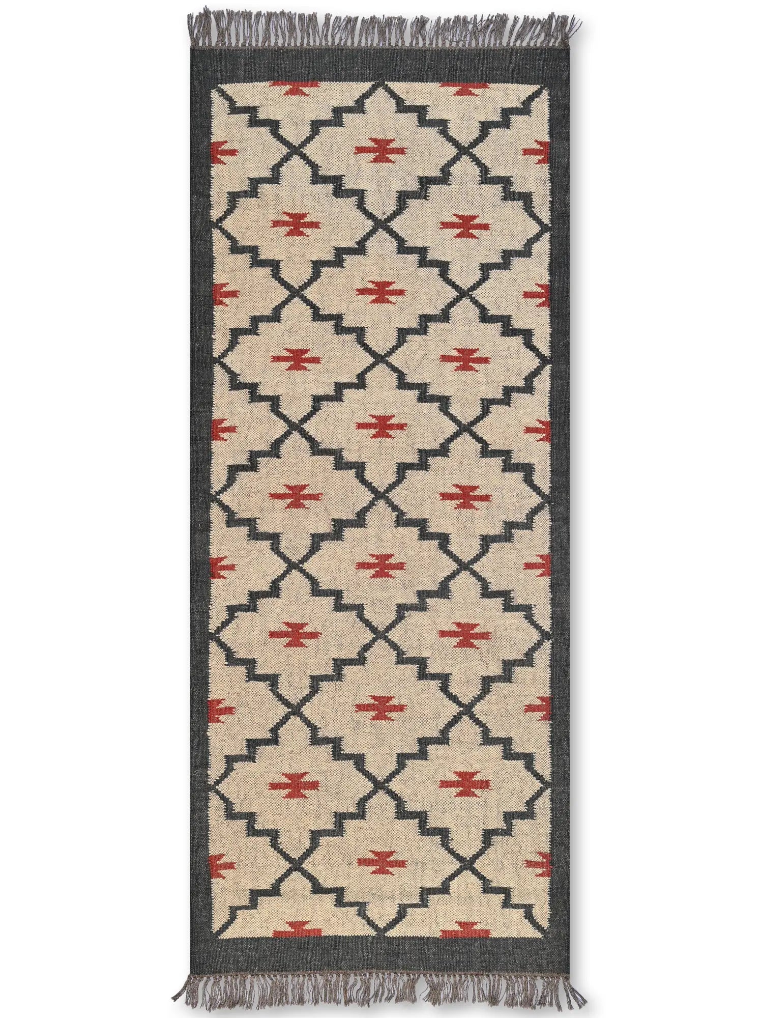 alfombras kililm pasillo 75x180 multicolor necha a mano en fibras naturales
