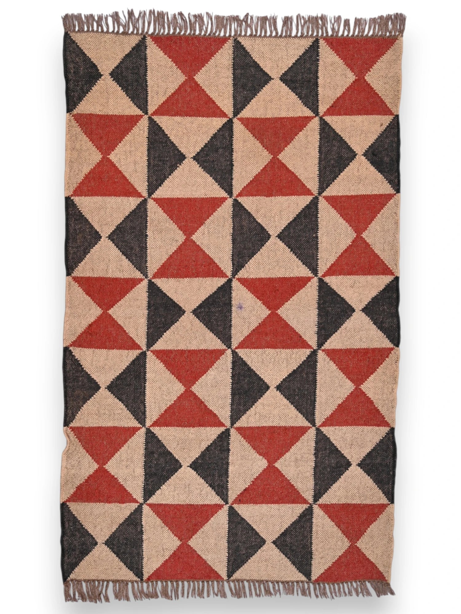 alfombras kililm pasillo 90x150 multicolor necha a mano en fibras naturales